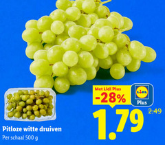  druiven 500 pitloze witte schaal 
