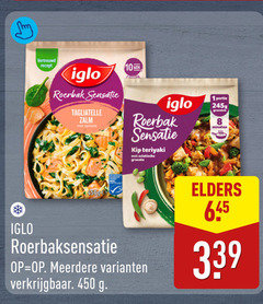  1 8 10 450 vertrouwd recept iglo min roerbak sensatie tagliatelle zalm spinazie kip teriyaki aziatische groente groenten minuten roerbaksensatie meerdere elders 