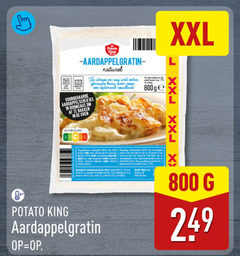  7 12 13 100 200 750 potato king voorgegaarde aardappelschijfjes roomsaus bakken oven nutri score naturel tip geraspte baas year optimaal resultaat xxl l and scharrel xx voedingswaarde ready meal by p43 aardappelgratin 