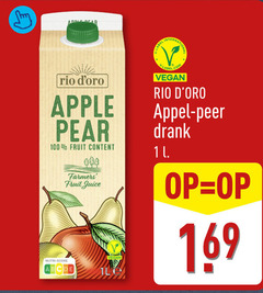  fruitdrank 11 100 bear label apple pearl fruit content nutri score farmers juice appel peer drank 