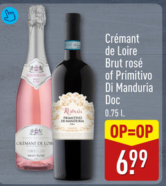  rode wijn rose 26 jean sablenay brut methode traditionnelle primitivo manduria grande amoroso loire rosee l 