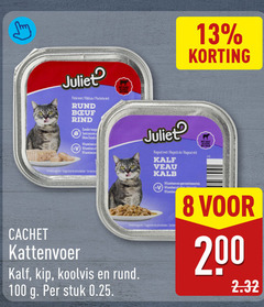  kattenvoer 8 13 100 200 juliet rund b sans sucres vitaminen vitamine ragout kalf suggestion sporenelementen cachet kip koolvis stuk 0.25 