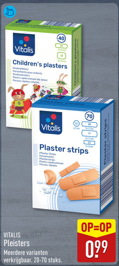  pleisters 11 12 20 26 vitalis mm plasters pour enfants kinderpleisters plaster strips pleister pleisterstrips meerdere 20-70 stuks 