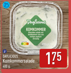 salade 5 400 komkommer nutri score klassieke romige yoghurt dressing komkommersalade suiker charmante mosterdzaad kruid ge 