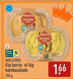  250 kip salade brood beter leven dieren bescherming kerrie toast 