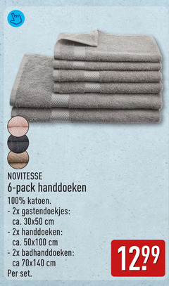  6 100 novitesse pack handdoeken katoen 2x gastendoekjes ca. cm badhanddoeken 