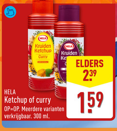  tomatenketchup curryketchup 300 hela kruiden ketchup curry original elders meerdere ml 