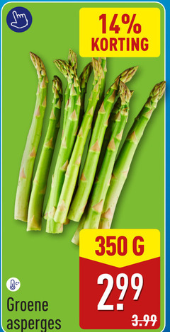  asperges 14 350 co groene 3.99 
