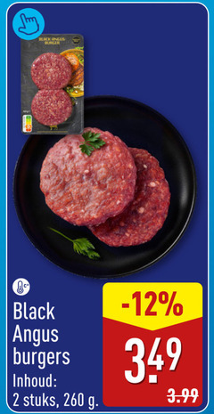  hamburgers 2 260 black angus burger burgers inhoud stuks 3.99 