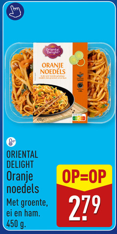  noodles 279 450 oriental delight oranje wok bereide gebakken noedels groenten ham groente ei 