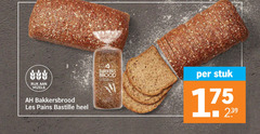  brood rijk vezels bakkersbrood les pains bastille bakkers yours stuk 