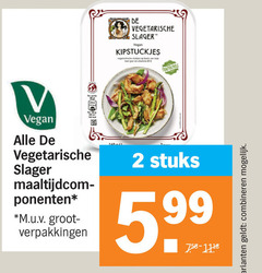  de vegetarische slager vegetarisch 2 kipstuckjes for live m.u.v stuks combineren 