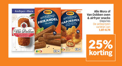  4 5 9 16 25 airfryer oven ouderwets dobben rundvlees croquetten mora frikandel 4x bitterbal kipnugget snacks diepvries varieeren score nutri snack mini beam 