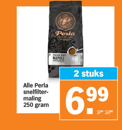  perla koffie 2 250 snelfilter maling italian roast napoli espressomaling stuks 6 99 