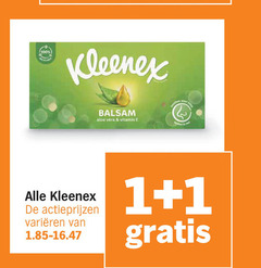  kleenex tissues zakdoeken 1 100 balsem aloe vera vitamin varieeren 