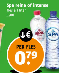  spa mineraalwater 1 reine intense fles liter vespa 