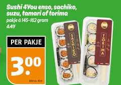  300 sushi tamari pakje kilo v.a. 