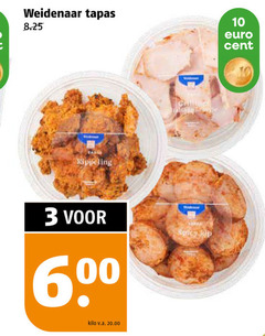 tapas 3 10 weidenaar cent kippeling 6 kilo v.a. spicy kip 