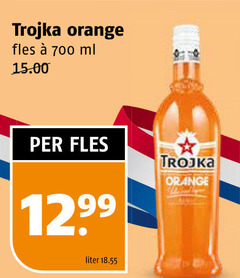  likeur 700 trojka orange fles ml liter 