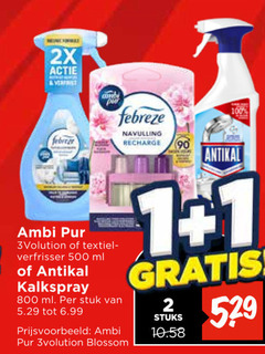 1 90 100 500 2x feber ambi pur textiel verfrisser ml antikal stuk febreze blossom navulling recharge stuks 
