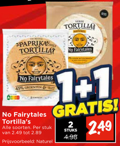  tortilla 1 45 verse paprika fairytales groenten to soorten stuk naturel stuks 