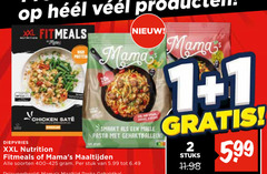  diepvriesmaaltijd 1 2 17 20 diepvries xxl nutrition chicken sate high protein mama spa smaakt malle pasta gehaktballen maaltijden soorten 400-425 stuk 5.99 stuks 5 99 