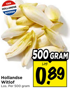  witlof 500 hollandse boeren 