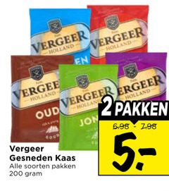  vergeer kaasplakken 2 200 holland oud gesneden kaas soorten pakken 