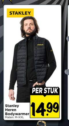  stanley heren bodywarmer maten xxl stuk 