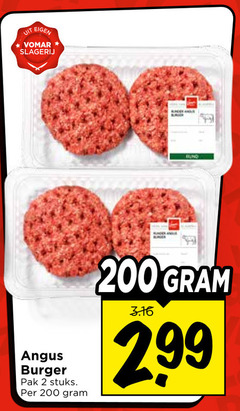 hamburgers 2 200 slagerij angus burger pak stuks under 
