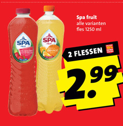  spa en fruit fruitdrank 2 10 fles ml flessen 