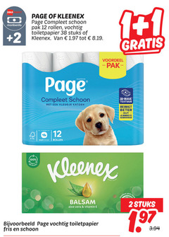  kleenex page tissues toiletpapier 1 2 12 100 deka monbento schoon pak rollen vochtig stuks voordeel vleugje katoen 3d wave textuur fsc steunen recyclable balsem aloe vera vitamin fris reinigt beter minder gebruiken soothes your nose 
