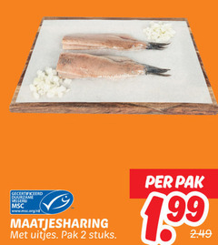  haring 2 gecertificeerd duurzame visserij www.msc.org nl maatjesharing uitjes pak stuks 1 99 