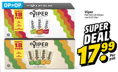  hard seltzer 18 40 60 party pack lime 6x peach cranberry viper with flavour iced tea green mango lemon black pak blikjes 0.25 liter super deal 
