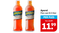  aperol aperitief aperitivo original fles liter 