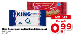  red band king snoep pepermunt 3 original stophoest rollen smaakstoffen pak 