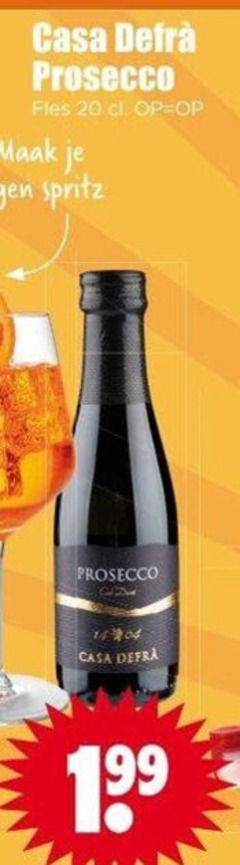  casa defra prosecco 20 fles spritz 