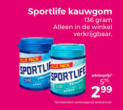  sportlife kauwgom pack 