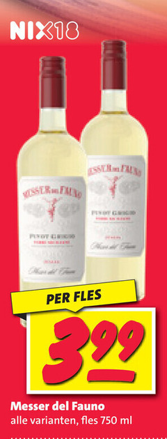  witte wijn 750 nix18 fles ml 