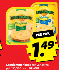  leerdammer kaasplakken original pak kaas 150 160 