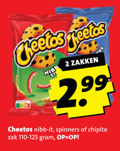  cheetos zoutjes fee zakken nibb it spinners chipito zak 110-125 
