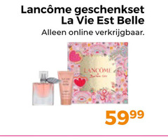  geschenkset la vie belle online lancome 