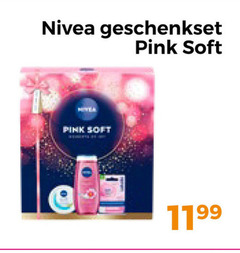  geschenkset nivea pink soft 