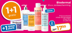  1 2 60 200 biodermal spaar punt visage zonbescherming clear milde reinigingsgel skin ml 