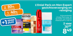  gezichtsverzorging 2 18 40 stuks stuk 1 spaar punt revitalift men expert hydra energetic paris reiniging dr oog lip make up remover waterproof ml 