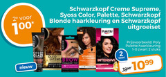  2 100 2e schwarzkopf creme supreme syoss color palette blonde haarkleuring glazen oled uitgroeiset intensive poly zwart stuks 