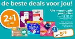  1 2 3 16 deals softness giga pack always ob ultra day libresse 3x protection menstruatie multipakken verband regular stuks 