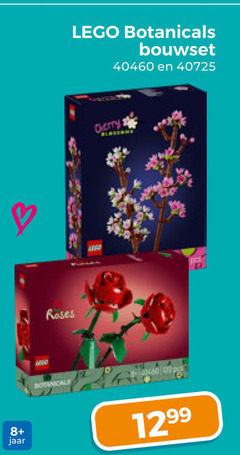  lego 8 jaar roses botanicals bouwset cherry 