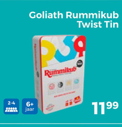  goliath kinderspelletjes 6 jaar rummikub twist tin 
