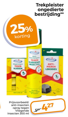  25 300 trekpleister ongedierte bestrijding vijvers vliegen vliegende insecten mieren lokdoos anti spray ml 